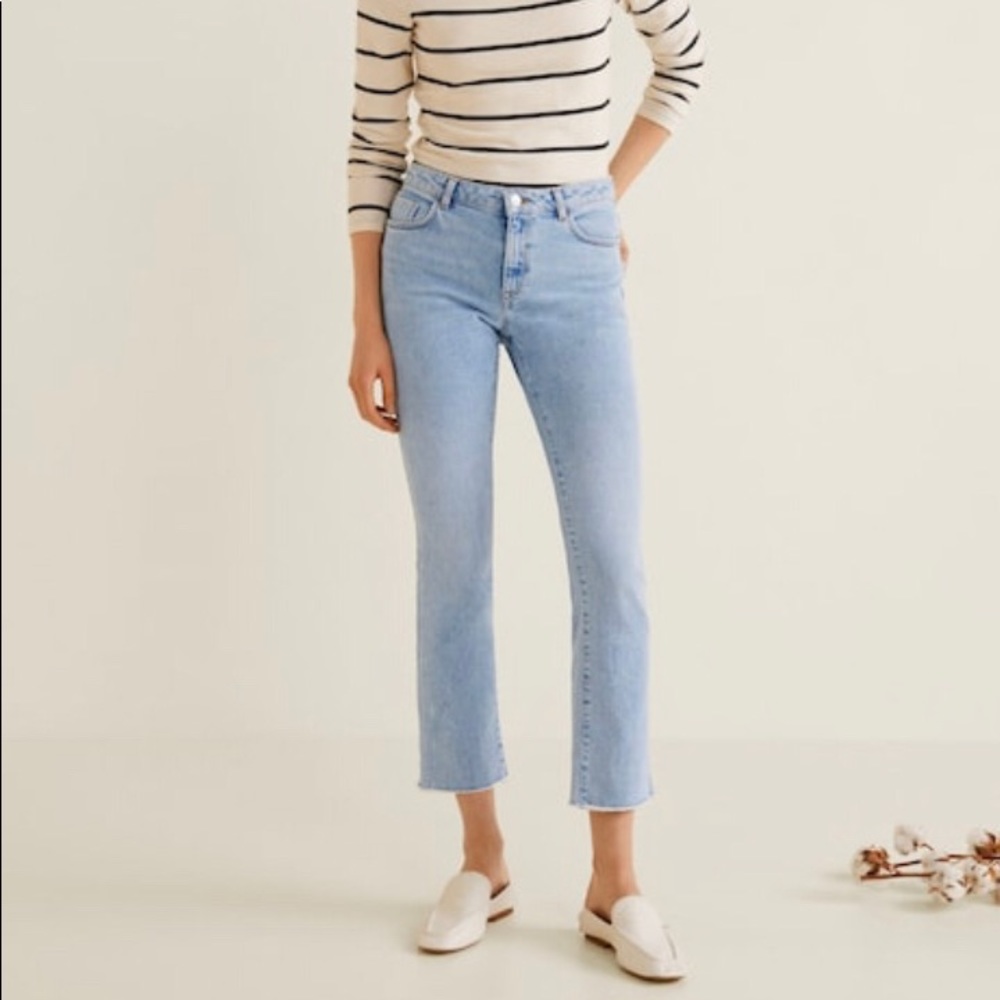 MANGO cropped jeans